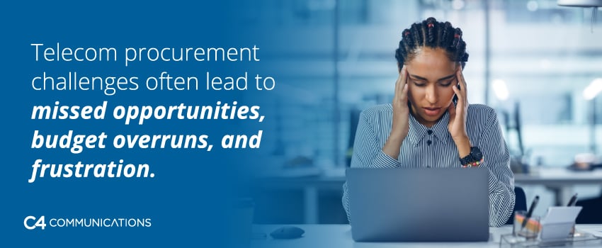 Telecom procurement challenges often lead to missed opportunities, budget overruns, and frustration.